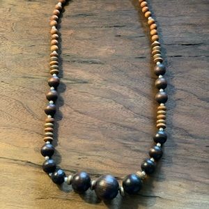 Wood Beaded Necklace